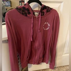 Pink Victoria’s Secret logo hoodie
